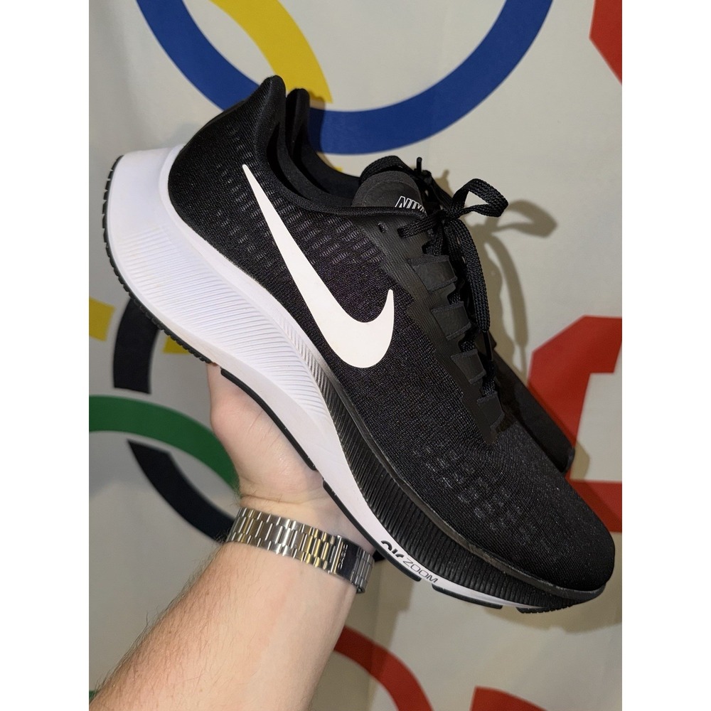 Nike Pegasus 37 Running Shoes Mens 11 Black Athletic Sneakers